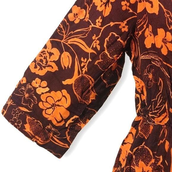 Cupshe Sally Floral Plunge Maxi Dress - Medium - Picture 5 of 8